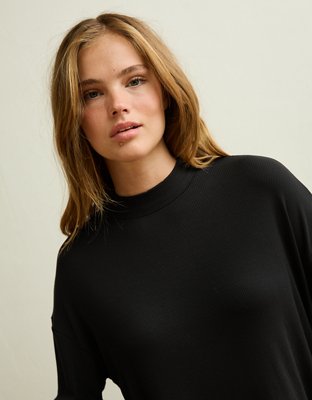 AE Soft & Sexy Ribbed Long-Sleeve T-Shirt