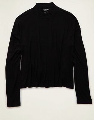 AE Soft & Sexy Ribbed Long-Sleeve T-Shirt