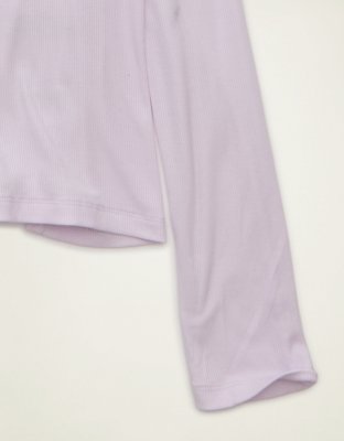 AE Soft & Sexy Ribbed Long-Sleeve T-Shirt