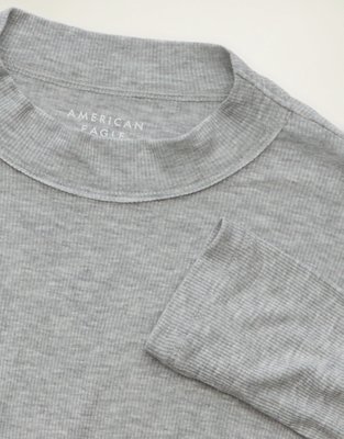 AE Soft & Sexy Ribbed Long-Sleeve T-Shirt
