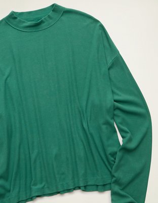 AE Soft & Sexy Ribbed Long-Sleeve T-Shirt