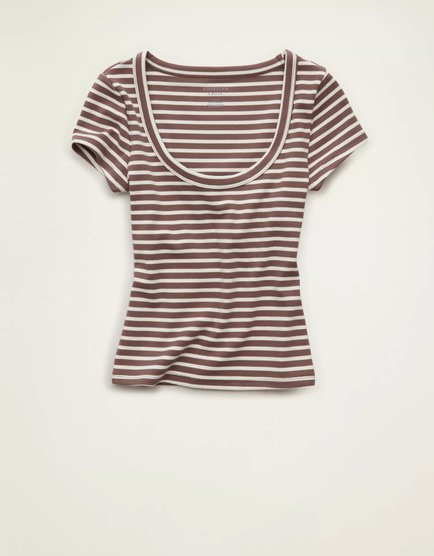 AE Scoop Neck Hey Baby Tee - thumbnail 3