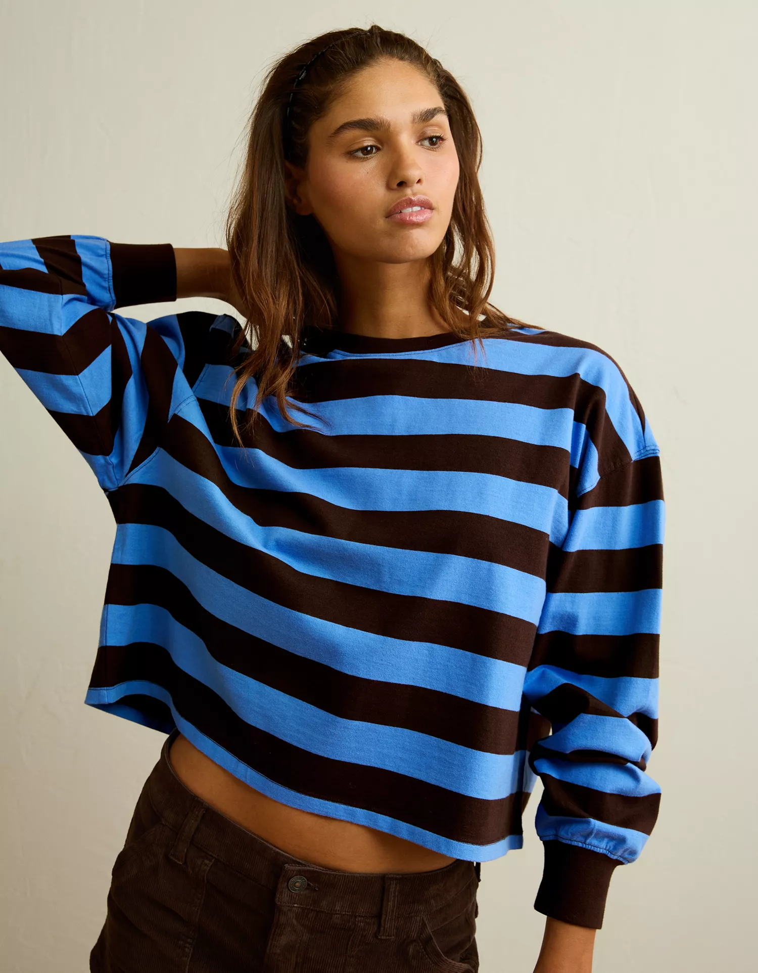 AE Balloon Sleeve Crew Neck Tee