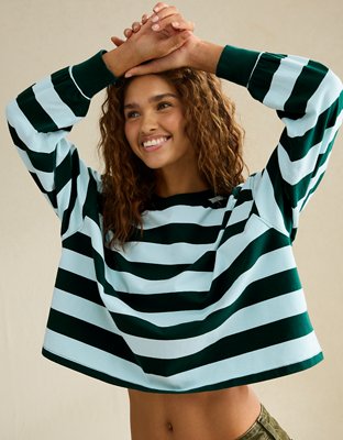AE Balloon Sleeve Crew Neck Tee