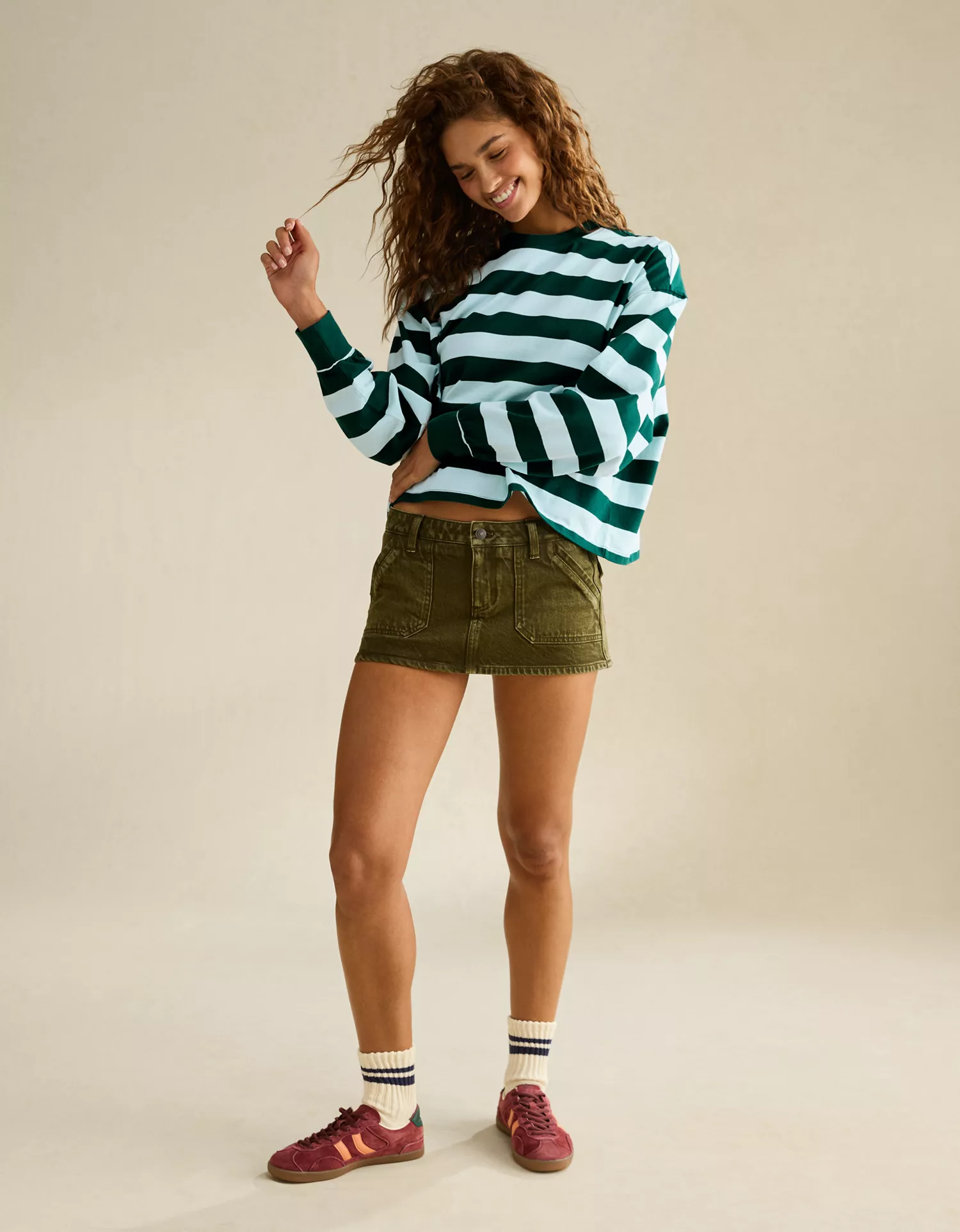 AE Balloon Sleeve Crew Neck Tee - thumbnail 10