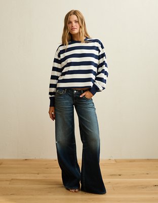 AE Balloon Sleeve Crew Neck Tee