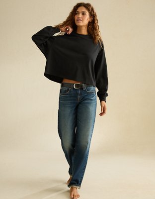AE Balloon Sleeve Crew Neck Tee