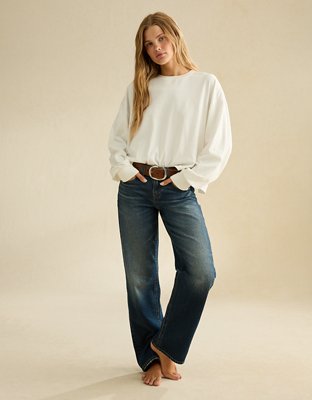 AE Balloon Sleeve Crew Neck Tee