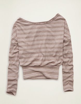 AE Long-Sleeve Cozy Dolman Tee