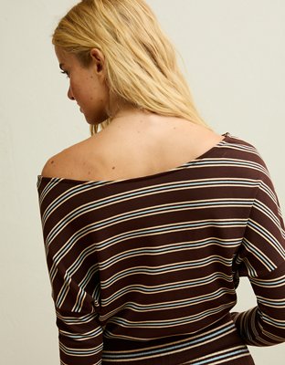 AE Long-Sleeve Cozy Dolman Tee 