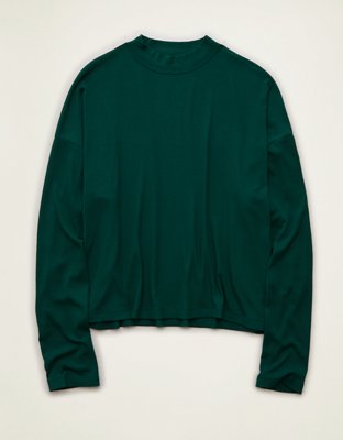 AE Soft & Sexy Ribbed Long-Sleeve T-Shirt