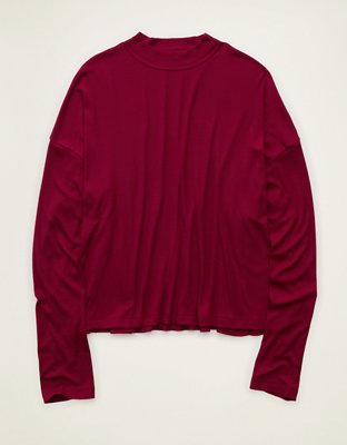 AE Soft & Sexy Ribbed Long-Sleeve T-Shirt