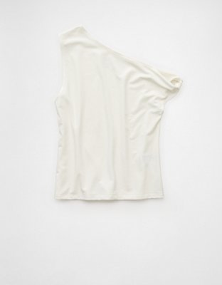 AE Asymmetrical Twist Shoulder Tank Top