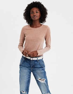 Womens Waffle Top | American Eagle Outfitters