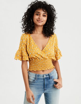 Womens Wrap Top | American Eagle Outfitters
