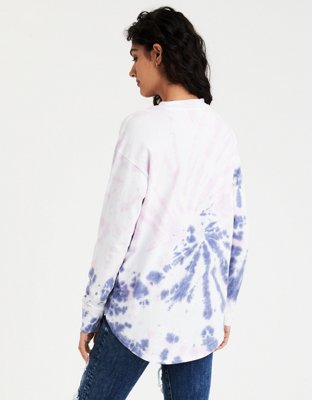 Женские футболки American Eagle AE Long Sleeve Crew Neck T-Shirt — фото 2