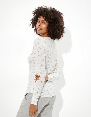 AE Long Sleeve Henley T-Shirt