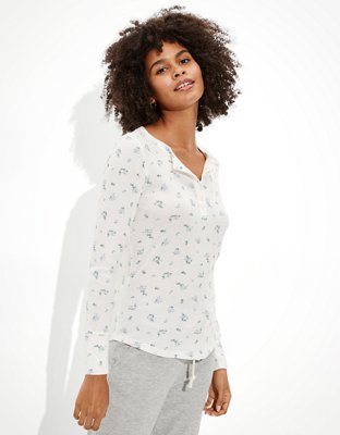 AE Long Sleeve Henley T-Shirt