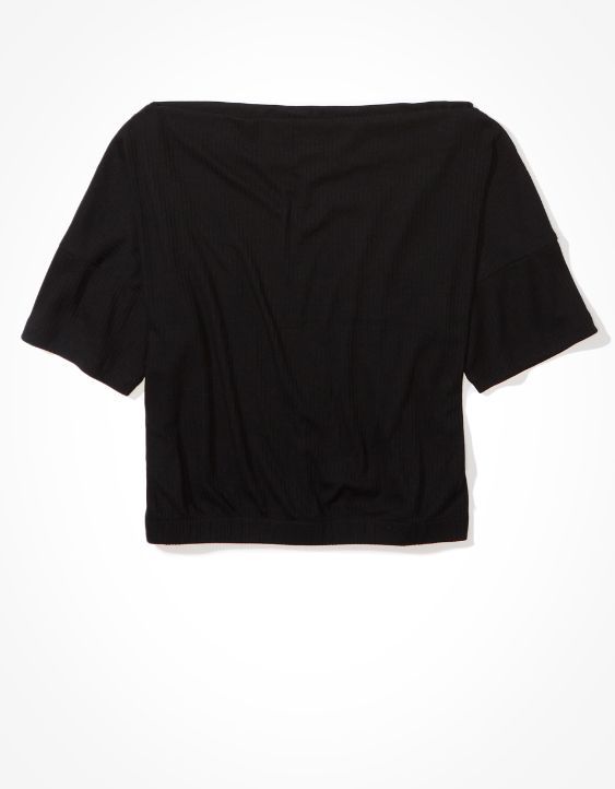 AE Cinched Off-The-Shoulder T-Shirt