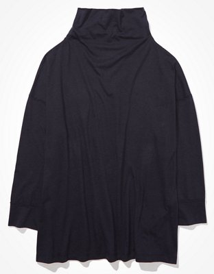 AE Long Sleeve Mock Neck T-Shirt