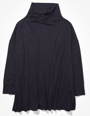 AE Long Sleeve Mock Neck T-Shirt