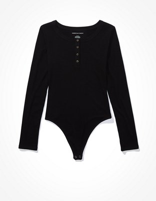 AE Long Sleeve Henley Bodysuit