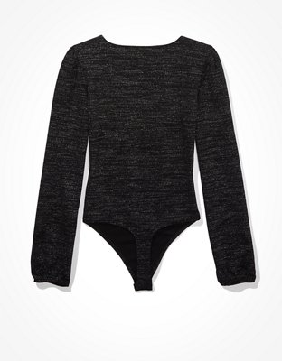 AE Shine Puff Sleeve Bodysuit