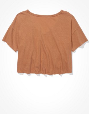 AE Cropped V-Neck T-Shirt