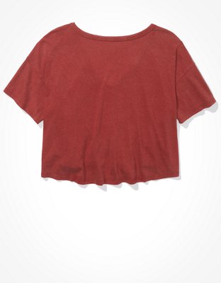AE Cropped V-Neck T-Shirt