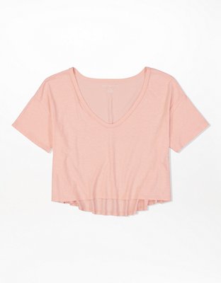 AE Cropped V-Neck T-Shirt