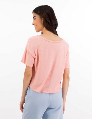 AE Cropped V-Neck T-Shirt