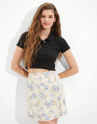 AE Super Cropped Polo Baby Tee