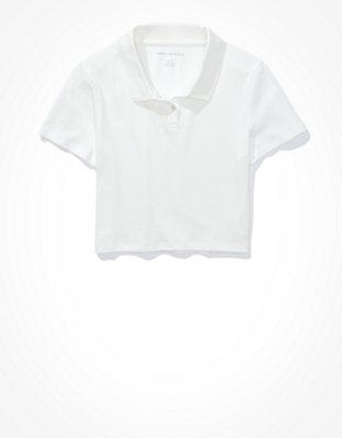 AE Super Cropped Polo Baby Tee