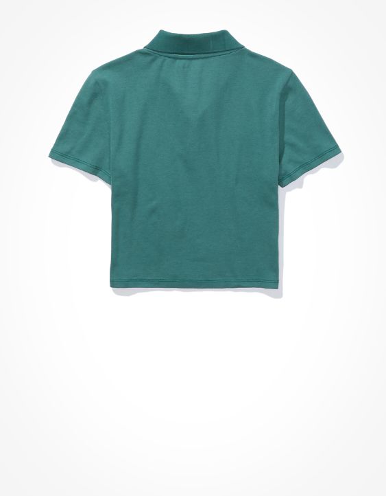 AE Super Cropped Polo Baby Tee
