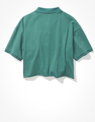AE Cropped Polo Shirt