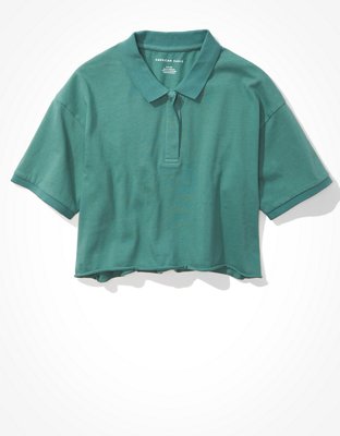 AE Cropped Polo Shirt