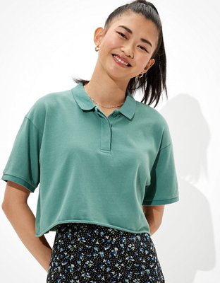 AE Cropped Polo Shirt