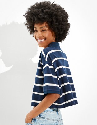 AE Cropped Polo T-Shirt
