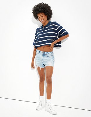 AE Cropped Polo T-Shirt