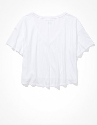 AE Cropped V-Neck T-Shirt