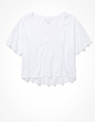 AE Cropped V-Neck T-Shirt