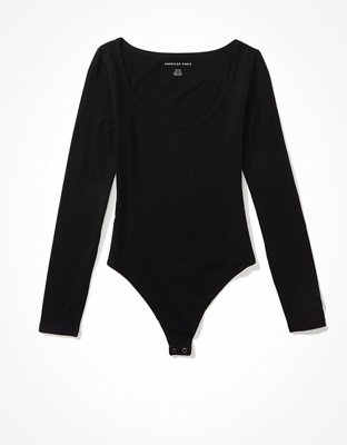AE Long-Sleeve Scoop-Neck Bodysuit