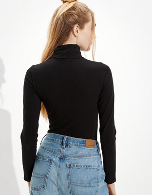 AE Long-Sleeve Turtleneck Bodysuit