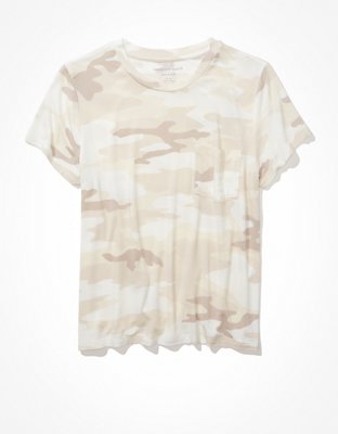 Женские футболки American Eagle AE Soft & Sexy Crew Neck Pocket T-Shirt — фото 3