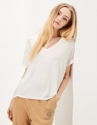 Aerie Oversized Extreme V-Neck … curated on LTK