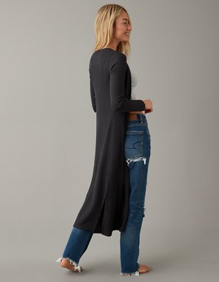 AE Plush Long-Length Cardigan