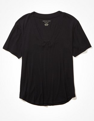 Женские футболки American Eagle AE Soft & Sexy Deep V-Neck T-Shirt — фото 3