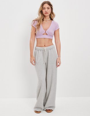 AE Super Cropped Ring-Front Tee