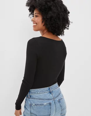 AE LongSleeve Corset Bodysuit