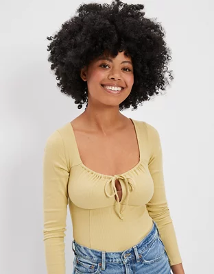 AE LongSleeve Corset Bodysuit